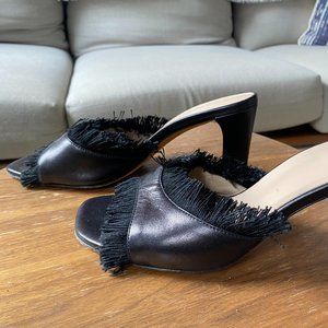 Maryam Nassir Zadeh Fringe Leather Heels